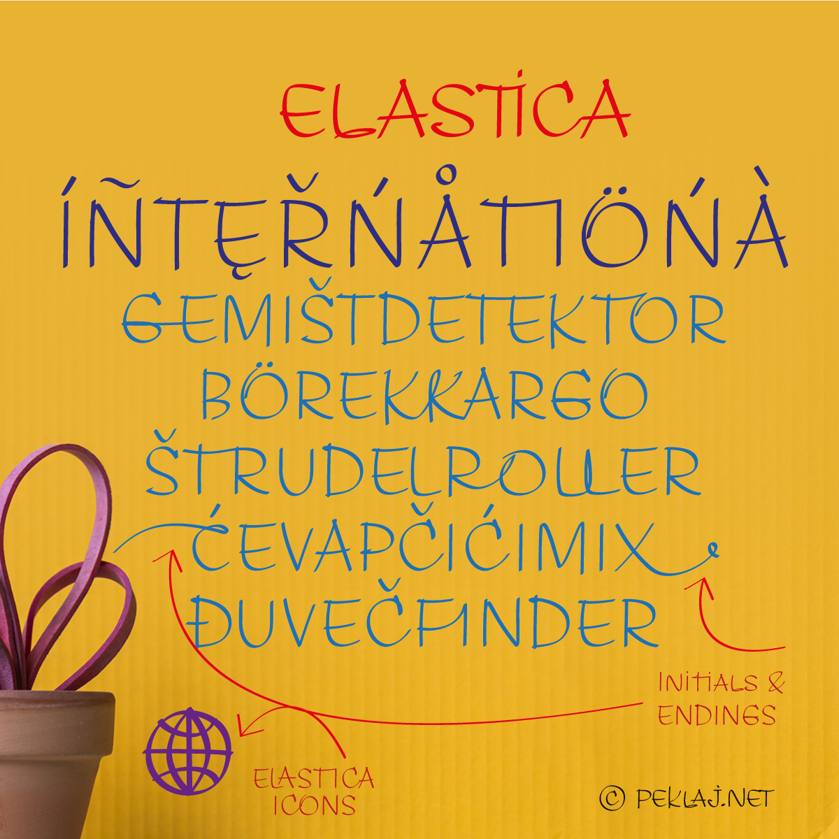 TintaRoman , TintaDropCaps Mono, FamilyTree Spill črkovne vrste