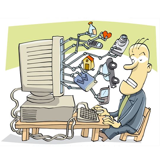 Ilustracija za Gospodarski vestnik, avtor Peklaj Roman