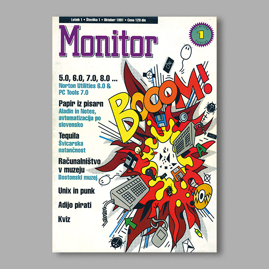 Ilustracija za naslovnico revije Monitor