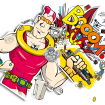 Roman Peklaj, ilustrator in grafični oblikovalec