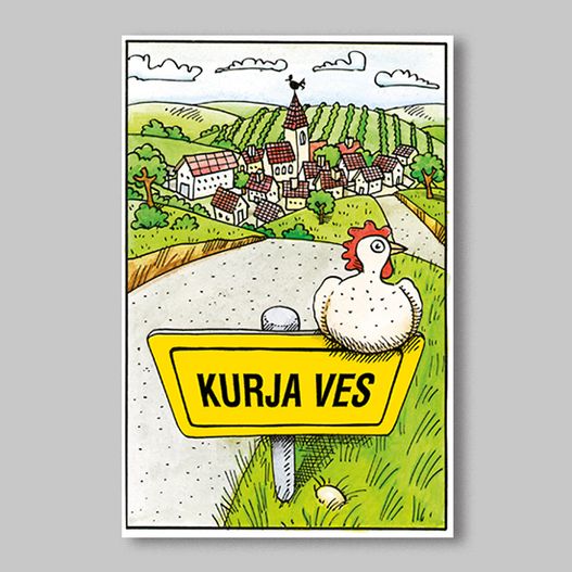 Ilustracije v knjigi Kurja ves, Darko Hederih