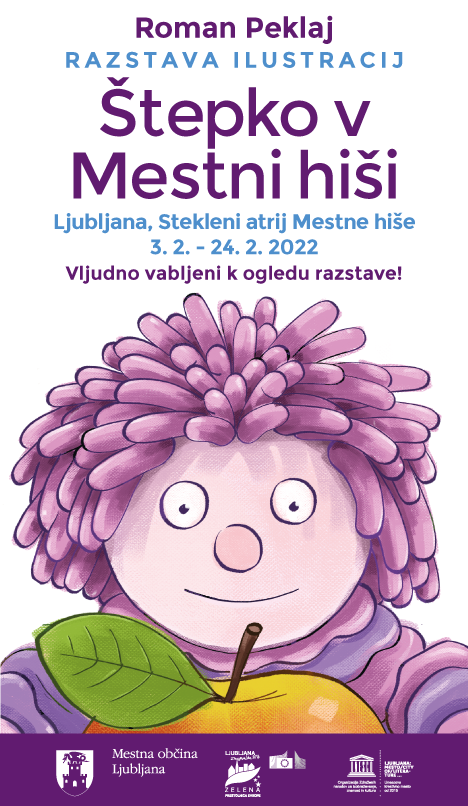 Štepko v mestni hiši, razstava ilustracij